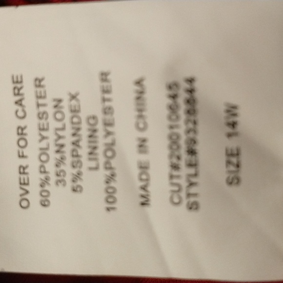 Ruby Red Taffeta Dress Size 14W - Picture 8 of 9